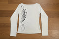 Women's White Designer T-shirt⚪️